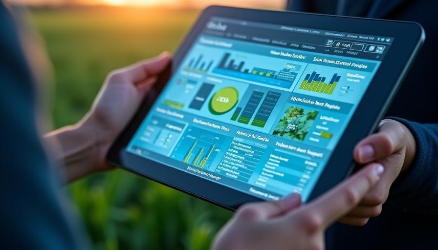 Tableau de bord d'analyse de données agricoles
